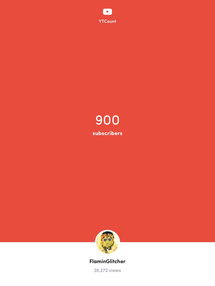 FlaminGlitcher's tweet photo. Thank you everyone for 900 Subscribers !!! 100 to go and we hit 1k. Would appreciate the support guys and girls 😱😍😊🔥❤️ https://t.co/YUg6ceKqwW