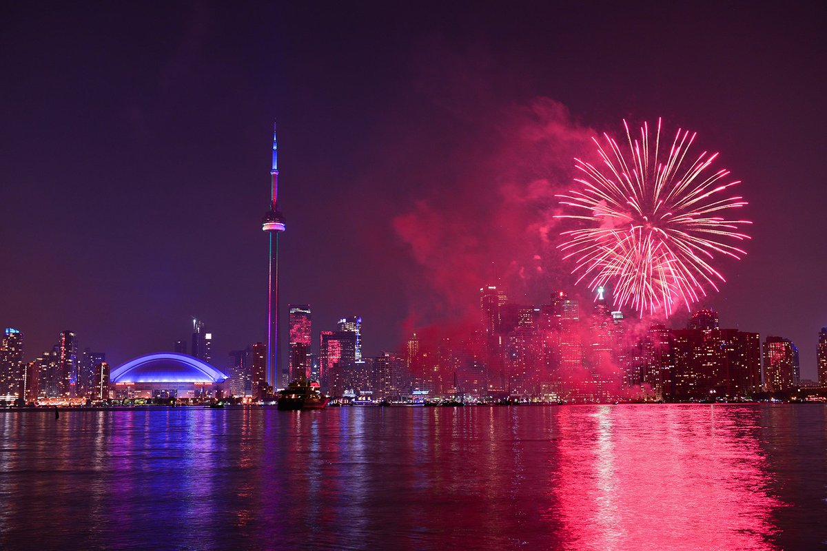 Our city, lit up at night. #HappyVictoriaDay #FreedStyle