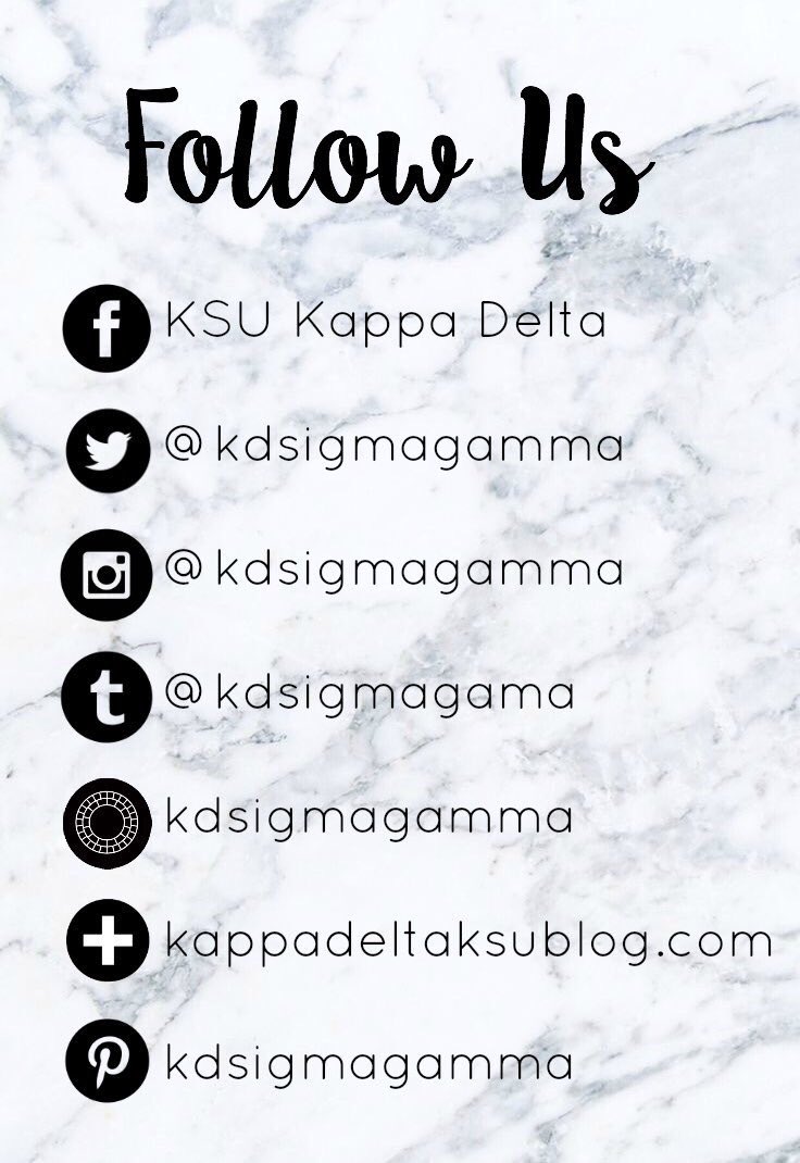 KDsigmagamma's tweet photo. Make sure to stay connected with us through the summer to see all the awesome things Kappa Deltas are doing! #kdkstate https://t.co/mVphkYXX6J