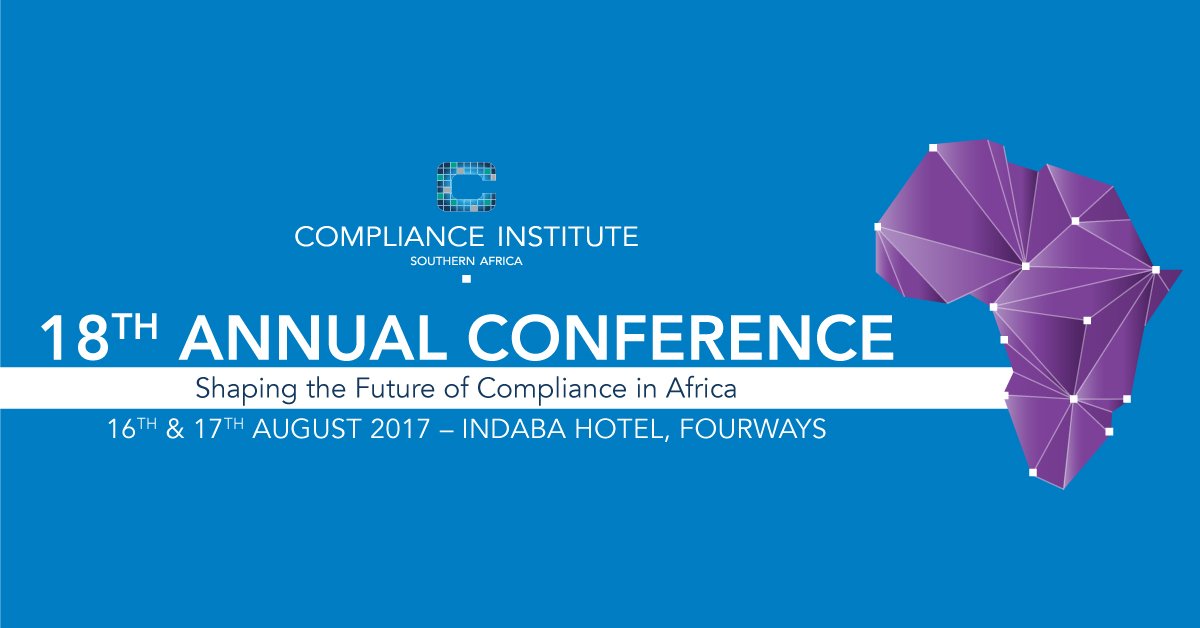 ComplianceSA's tweet photo. The #14CapeConference is over &amp; we turn our attention to the #18AnnualConference taking place in August. Learn more: https://t.co/qiAVDZ3Zad https://t.co/MU3YOoSVUF