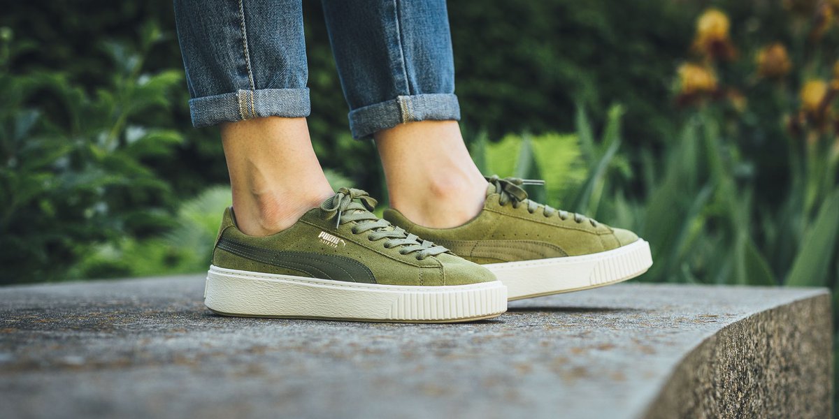 puma suede platform mono