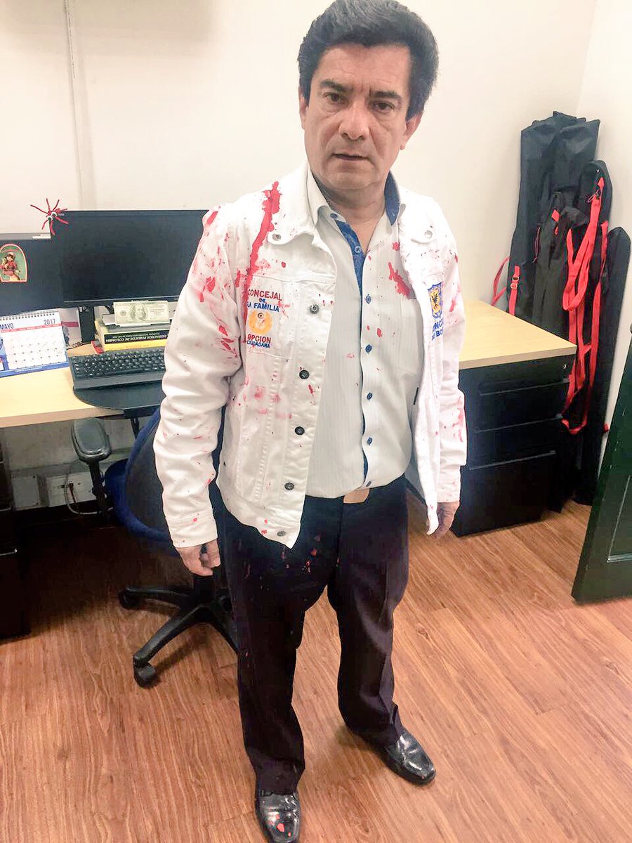 HoracioJSerpa's tweet photo. Rechazamos agresión que sufrió concejal @7MarcoFidelR y escoltas. Diversidad de opinión no puede, de ninguna manera, incitar a la violencia. https://t.co/rkcrytswTC