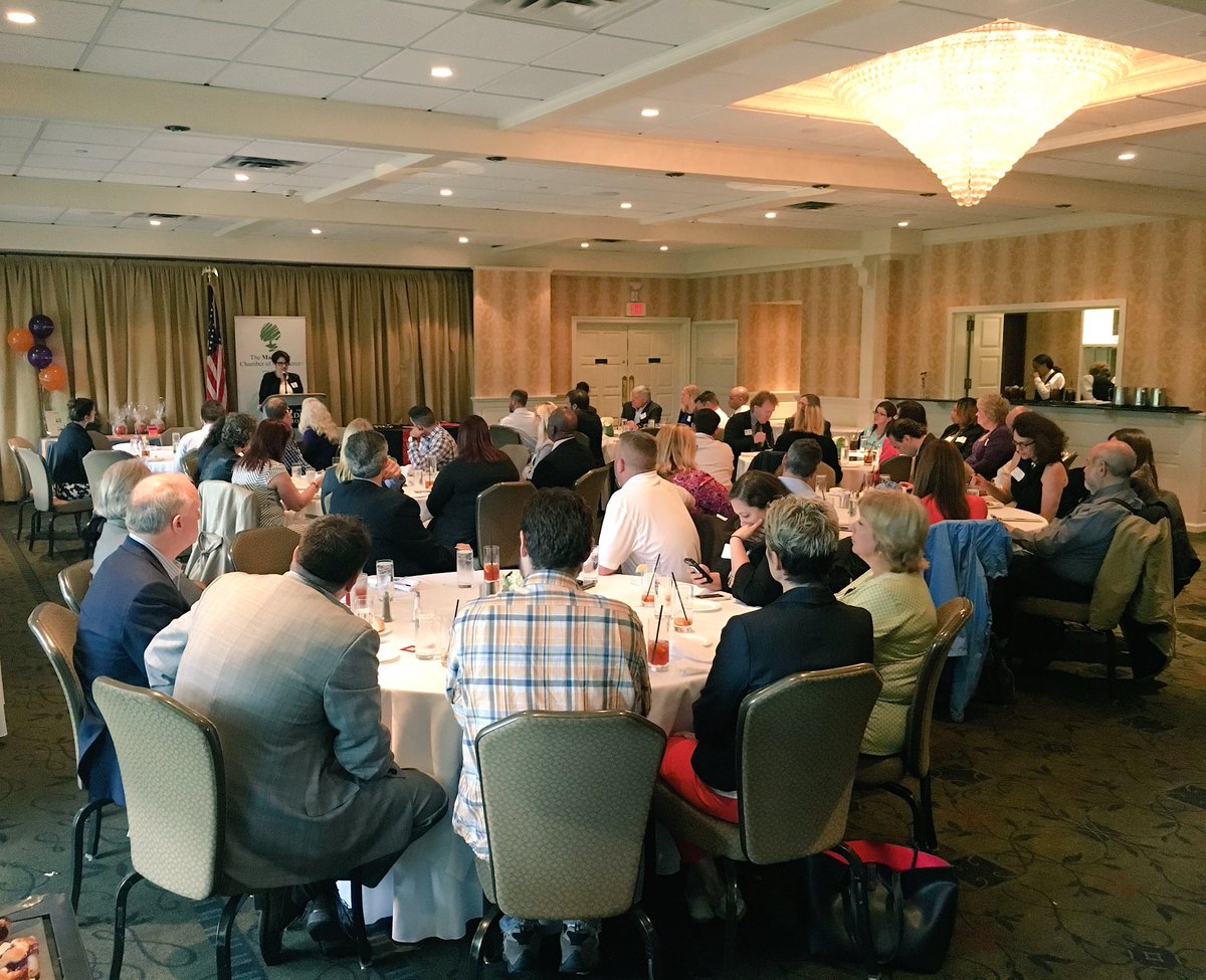 MainLineChamber's tweet photo. .@MainLineChamber #networkatnoon is underway at the @RadnorHotel. Thank you to title sponsor @WellsFargo and event sponsor @TechWiseGroup. https://t.co/6Biz2GUA6a
