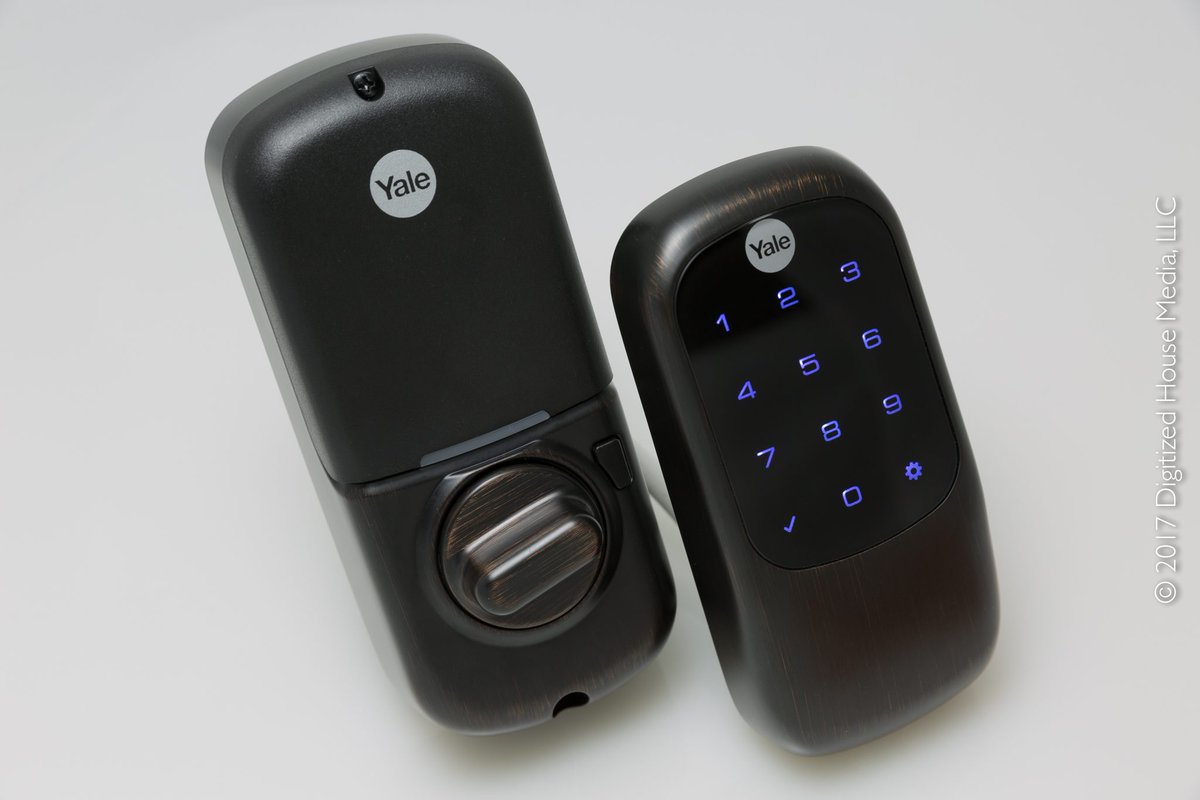 YaleHomeUs's tweet photo. .@DigitizedHouse reviews the Yale #AssureLock. See how it fares in their #ZeroEnergy Living Lab home. #SmartHome https://t.co/FRs6wUPura https://t.co/I6SwD1DP32