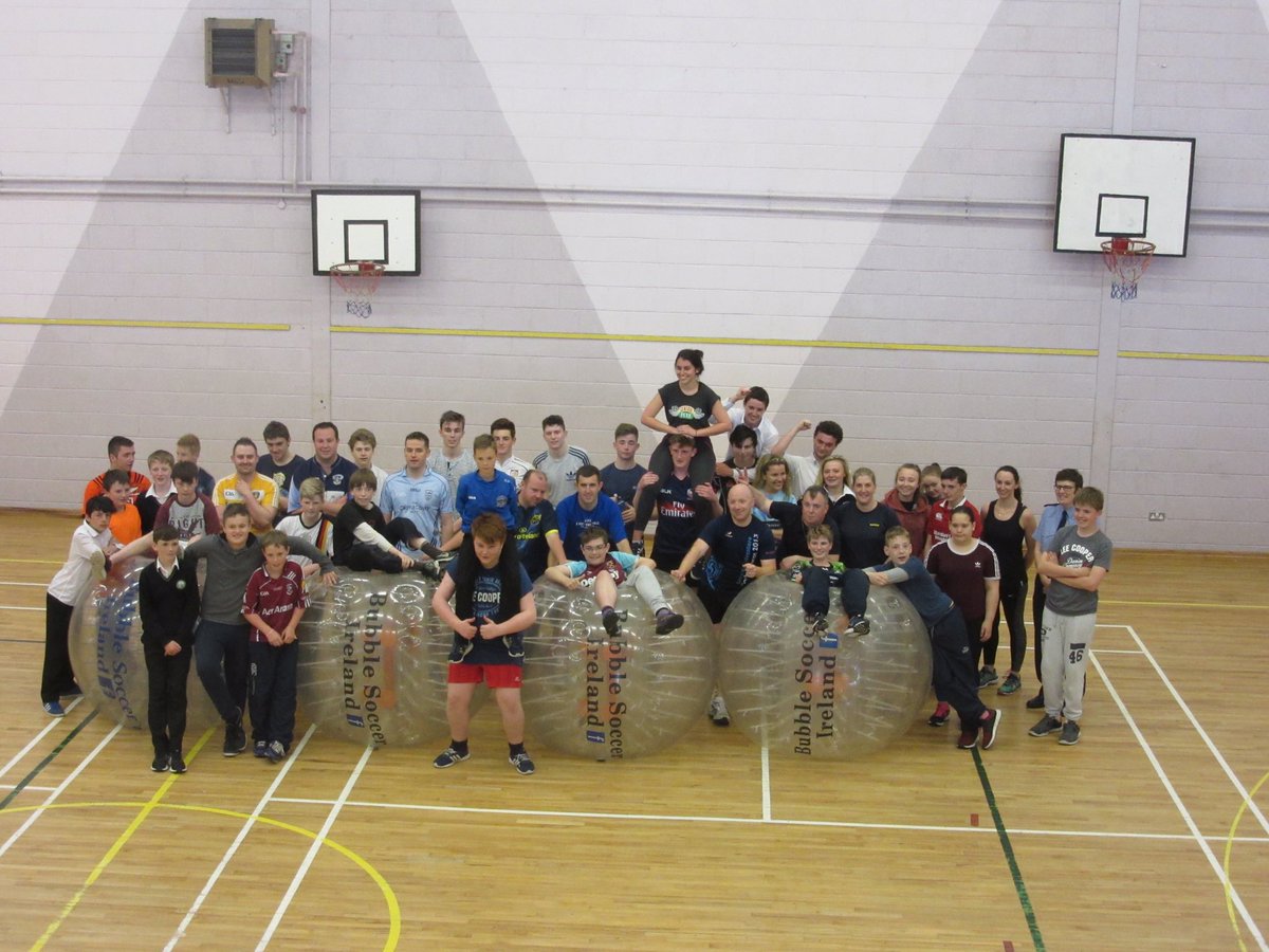 FORUMConnemara's tweet photo. An astounding success !@FORUMConnemara annual Bubble Soccer Event #ClifdenGardai #Adolescentsupportproject #Schoolcompletion https://t.co/nC79kHobdQ