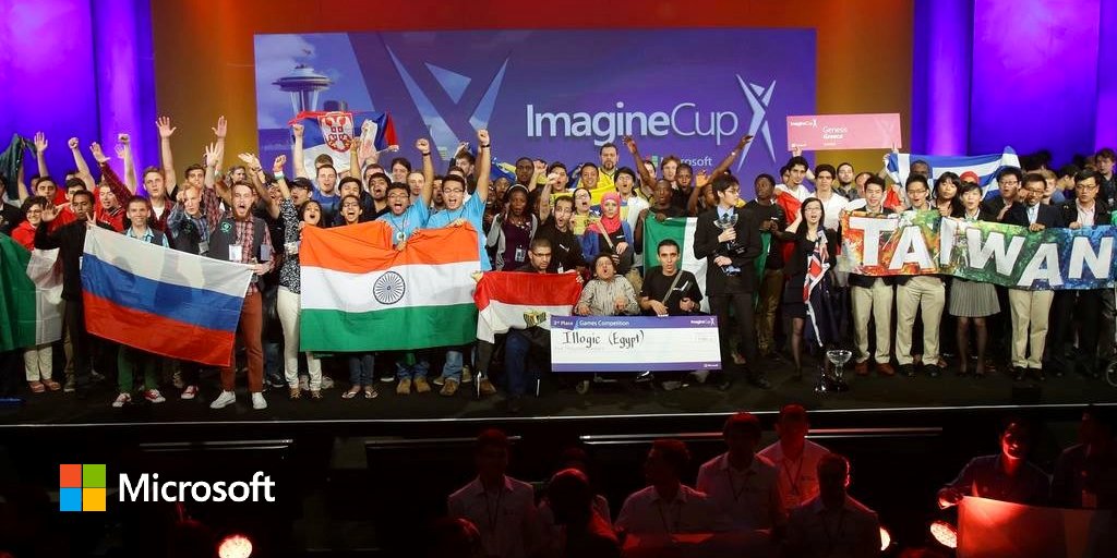 Microsoftirl's tweet photo. Students competing in #ImagineCup will also compete to have mentoring session with @satyanadella https://t.co/2ZTPR1ti3d https://t.co/gfi3kzBWbu