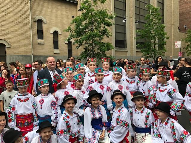 Ukrainian Amb. Valeriy Chaly addressed guests of the 41st St. George Festival in the City of New York hosted by local Ukrainian community