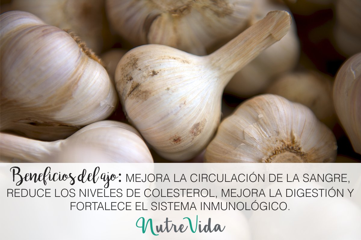 PatriNutreVida's tweet photo. El ajo es el superalimento por excelencia si lo consumimos con regularidad.
#nutrevida #Superalimentos #Ajo #Beneficios #Alimentación https://t.co/Cber08EQNs