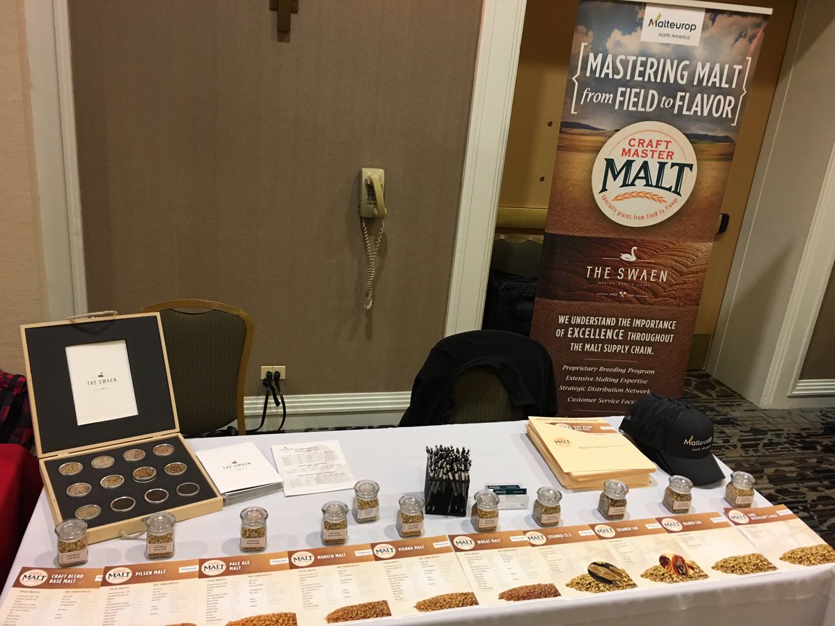 Kicking off CCBA Spring Conference! #Malteurop #CraftMaster #Allthemalts #CCBA
