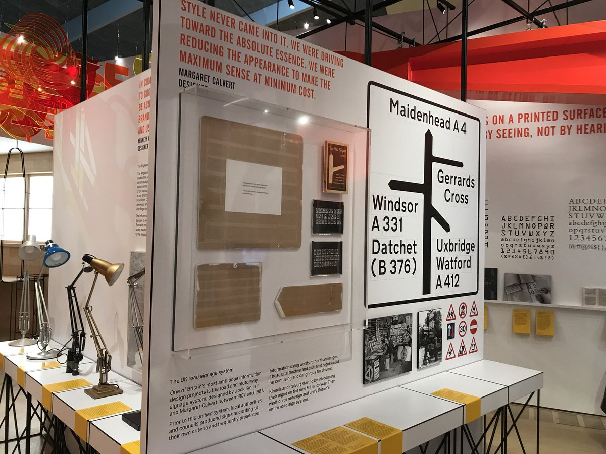 TSRGD's tweet photo. Here are a couple of snaps from the small traffic sign design display at the Design Museum on Kensington High Street! https://t.co/vkQwLwmHje