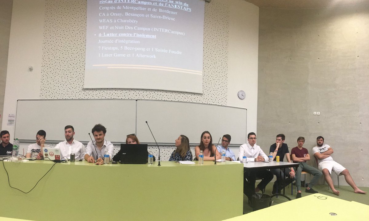 Mathilde_IC's tweet photo. Présente à AG de passation de l'@StapsAres Bilan morale en cours
@FedeINTERCampus  @UFR_STAPS_Reims @universitereims https://t.co/kx136Pojnp