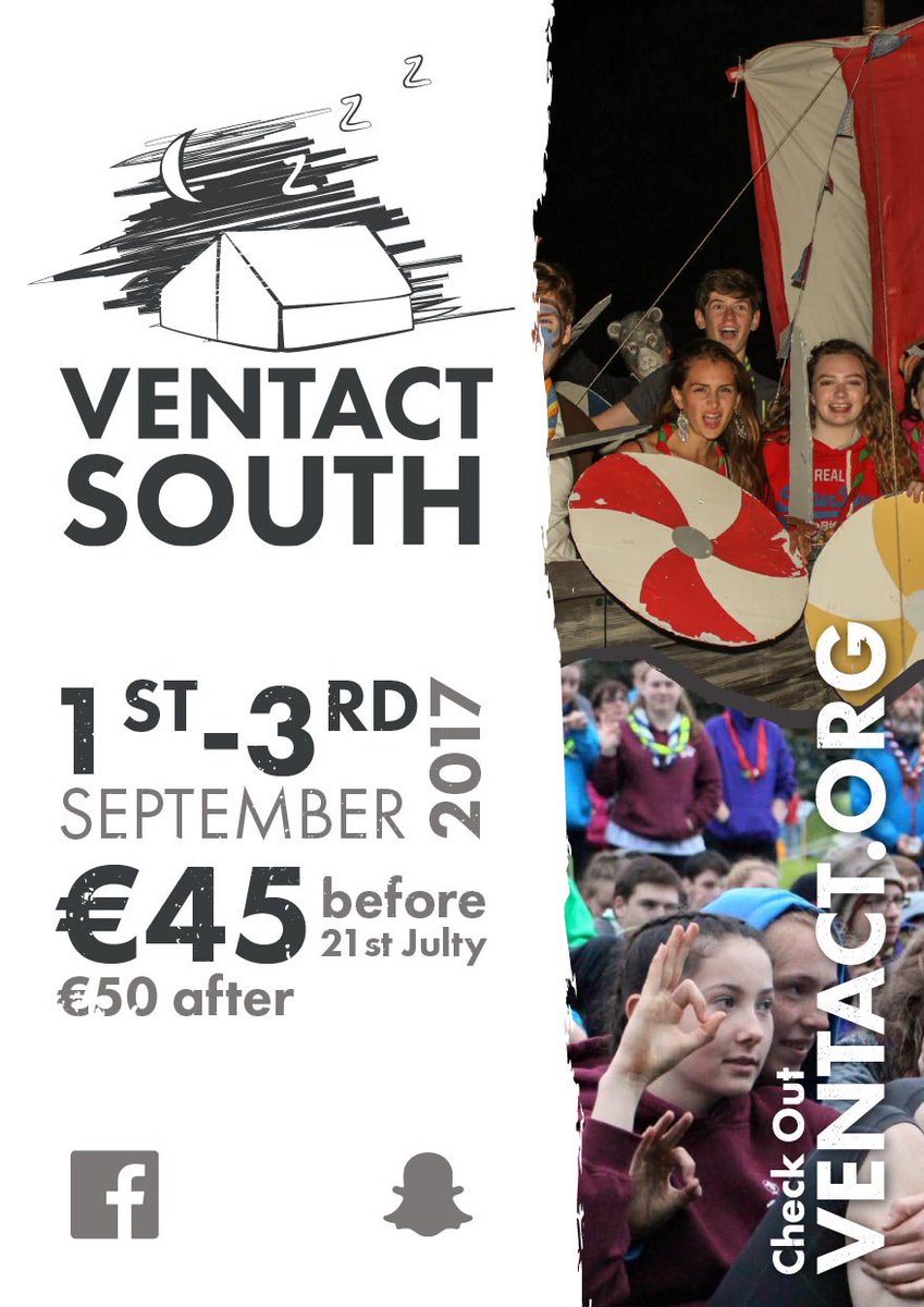 VentactSouth's tweet photo. #100Sleeps Until Ventact
Bookings open in early June #Shrek #Ventact2017

@southernprovin1 @Dereklong7Long @Coissuirescouts @clare_scouts https://t.co/lrrpBtgilf
