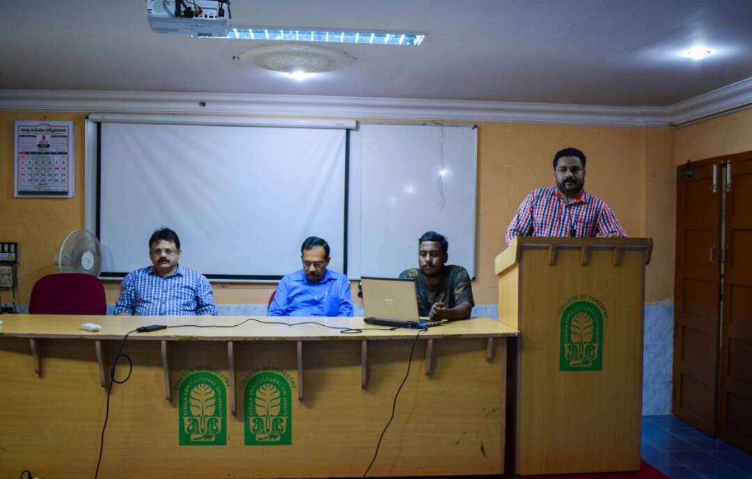 manojkmohan's tweet photo. An Introductory Talk about #Wikipedia
@College of Forestry,Kerala AgriculturalUniversity
#Biodiversity #WesternGhats #mlwiki @MalayalamWiki https://t.co/NuhRzYC46C