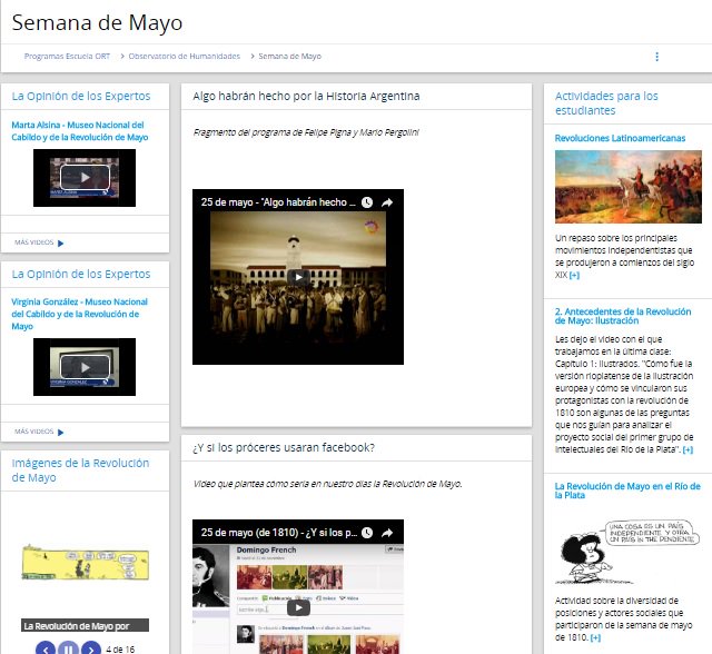 ORTArgentina's tweet photo. Desde #SocialesORT elaboramos un portal con contenidos educativos sobre la #SemanaDeMayo. ¡Ingresá a https://t.co/1RRITTWmiy y conocelo! https://t.co/lRXGONg5kj