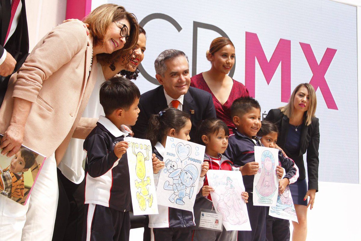 GobCDMX's tweet photo. Queremos niños plenos que desarrollen sus capacidades en igualdad de oportunidades: @ManceraMiguelMX en presentación de #MAEPI https://t.co/r6Pxw25mLV