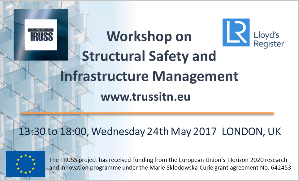 ONLY 7 SPACES AVAILABLE!
Don't miss the Workshop on #StructuralSafety & #InfrastructureManagement. Free registration bit.ly/2qH48tf