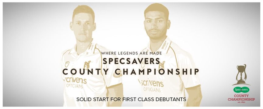 WarwickshireCCC's tweet photo. 👏 | Congratulations to @58_Sunnyy and @GThornton5 for taking wickets on their @CountyChamp debut. See more here: https://t.co/pxNqJO8Xdu https://t.co/1mYrzzkIvo