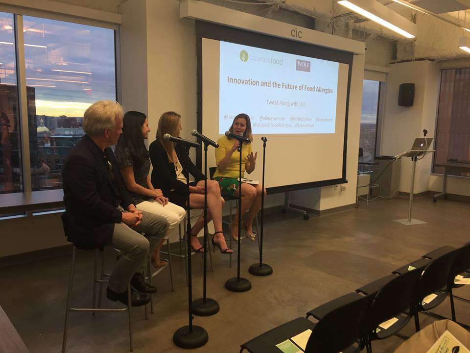 Thanks <a href="/branchfood/">Branchfood</a> and <a href="/PerfectlyFree/">perfectlyfree</a> for a great night of discussing innovation in the Food Allergy Space! We loved being a part of it!