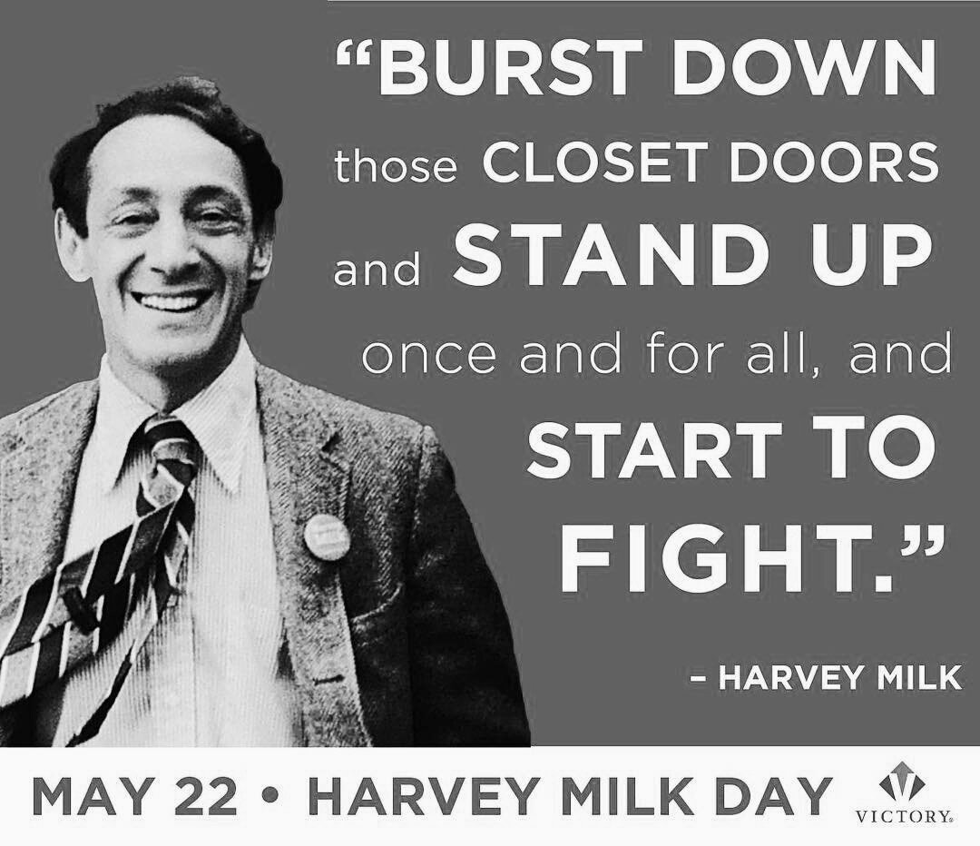 Happy birthday to the first Gay person to be elected to office in California & LGBTQ campaigner Harvey Milk (R.I.P) 