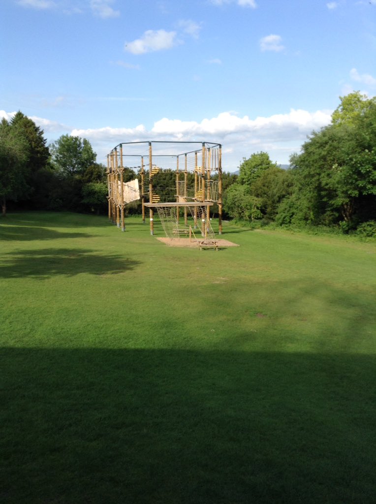 Barnston_Office's tweet photo. What a view from our lodge! Can't wait to get on those high ropes! #uphighinthesky https://t.co/zVHfZaouu1