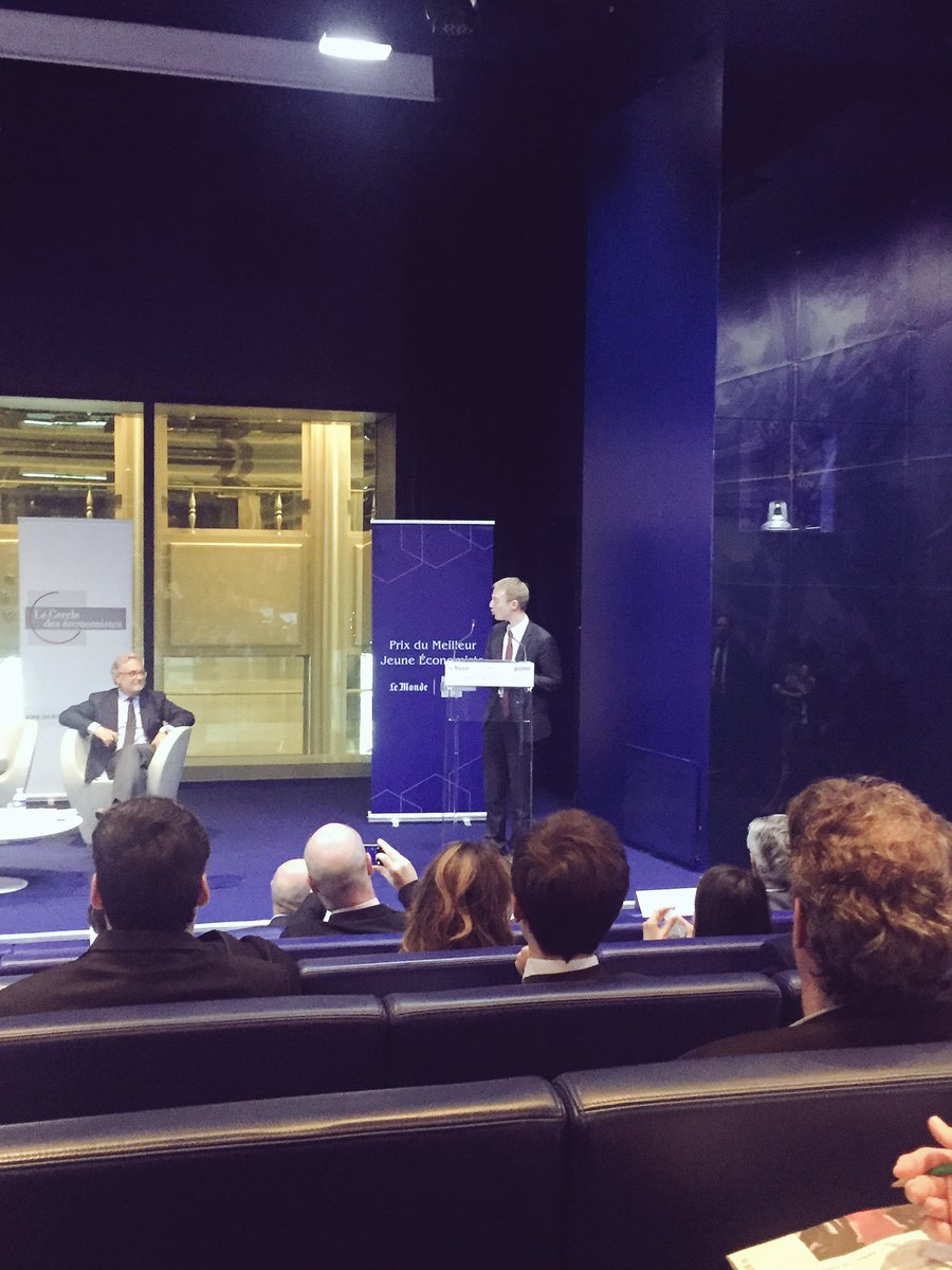 A. Bozio : "Il faut mettre la recherche universitaire au service du débat démocratique"! Bravo pour ce prix du Meilleur Jeune economiste!