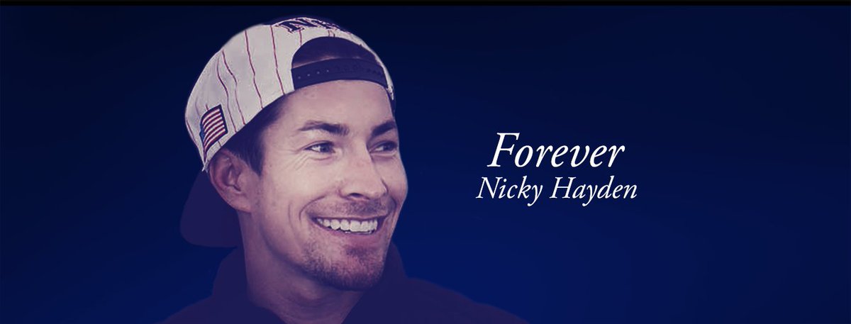 KawasakiRacing's tweet image. RIP Nicky Hayden. KRT and entire Worldwide Kawasaki Family send their heartfelt condolences to Nicky’s family, friends and fans.