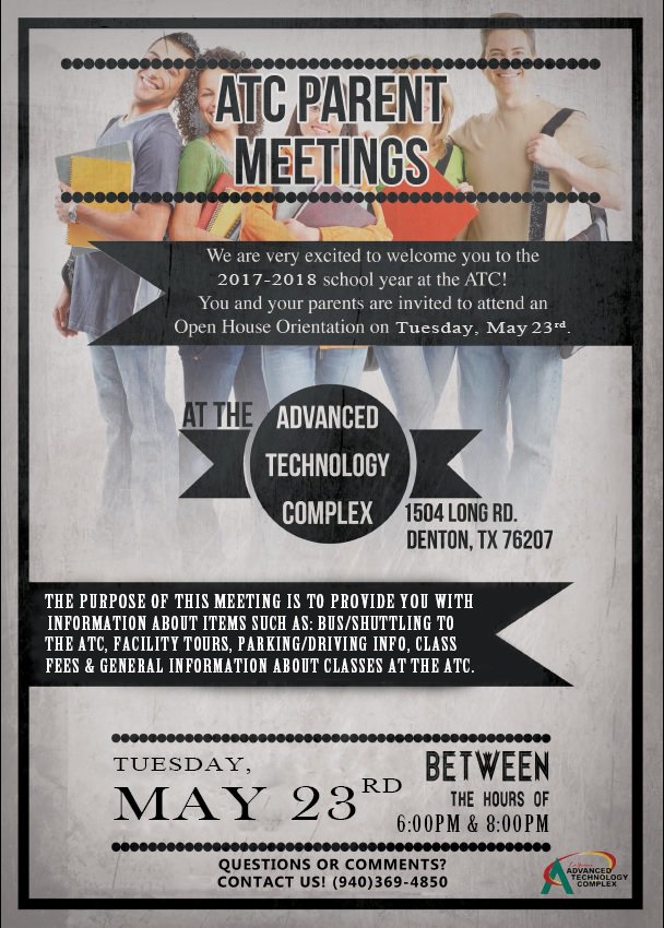 RAIDERS!!! Don't forget - If you're going to the ATC next year, there's an Open House tomorrow! <a href="/RHSRaiders/">Ryan High School</a> <a href="/RyanCounselors/">RHS Counselors</a> @DentonATC