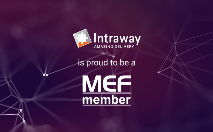 intraway's tweet photo. Proud to be part of @MEF_Forum & to contribute to the acceleration of adoption of #CarrierClass #ethernet #networks https://t.co/uD4wKNPlPN https://t.co/xgt7Y6vybg