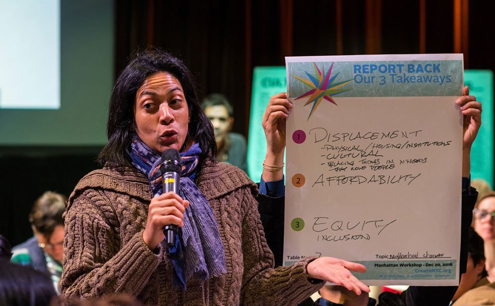 “New Yorkers value arts &amp; culture—and they want more of it” Read up on #NYC's People's Cultural Plan: hyperallergic.com/380377/artists… #RightToBelong