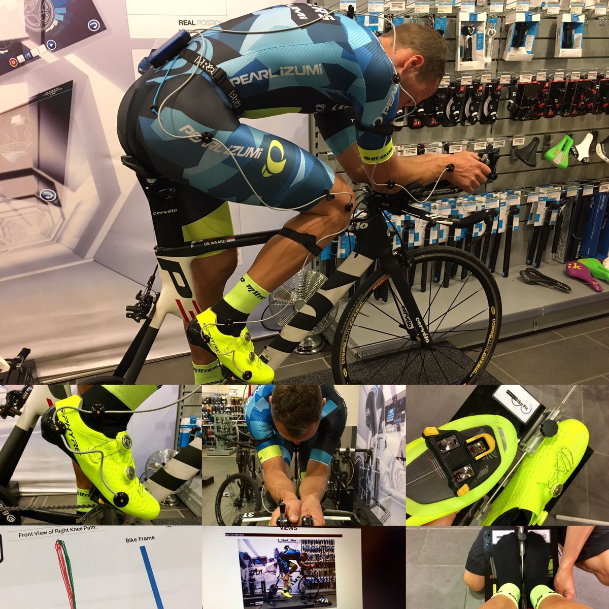 Mooie Bikefitsessie met <a href="/WaardBram/">Bram De Waard</a>, aero finetuning, maar vooral meer rendement..💪 En hij ging al hard...😉 <a href="/BiketeamNL/">Beukers-Milremo Biketeam</a> <a href="/pearlizumi/">PEARL iZUMi</a> <a href="/cervelo/">Cervélo</a>