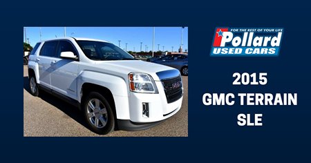 PollardUsedAveQ's tweet photo. Our 2015 GMC Terrain just arrived on our lot and will seat the whole family! https://t.co/KDRlA3mk35 #gmc #terrain #pollardused #lubbock https://t.co/cI8kDFbfVh