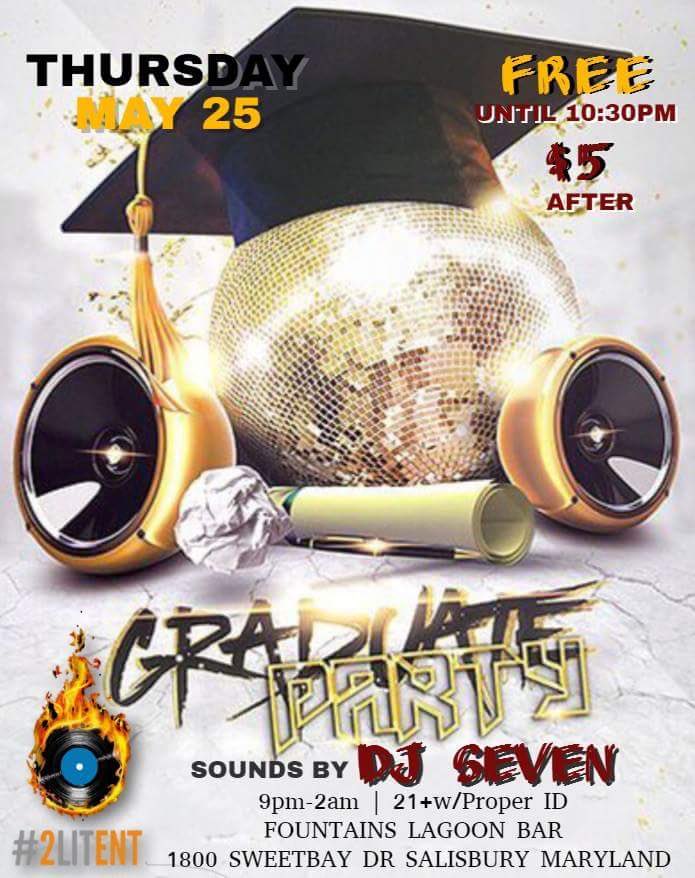 PhotosBySnoop's tweet photo. Graduate Party👨🏾‍🎓👩🏽‍🎓
Free till 10:30 $5 after
21+ w/proper ID 💳
@2LitEntDMV #UMES #SU https://t.co/SpGXcPK8OW