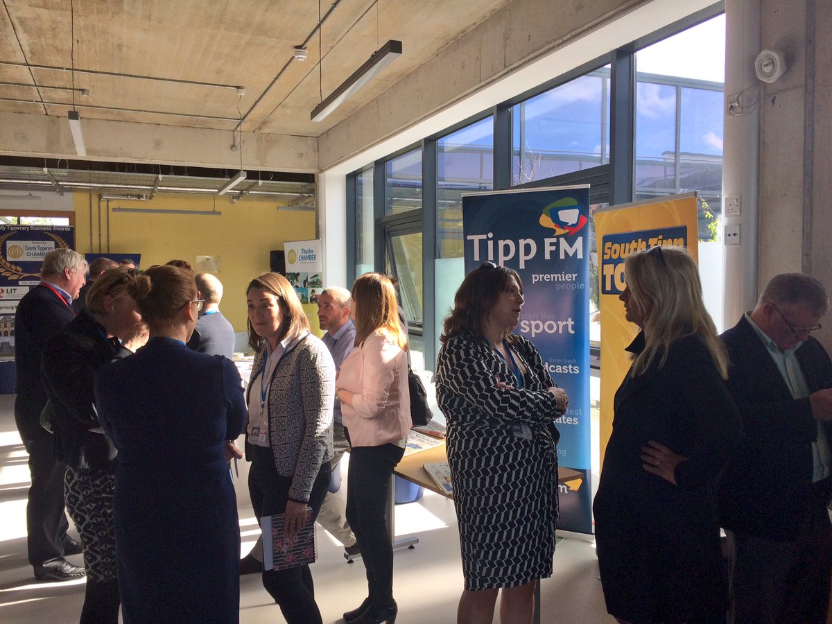 TippFM's tweet photo. Large crowds for launch of @CTChamber inaugural County Tipperary Business Awards at #Questum #tipperary https://t.co/L3YXgiFk5t