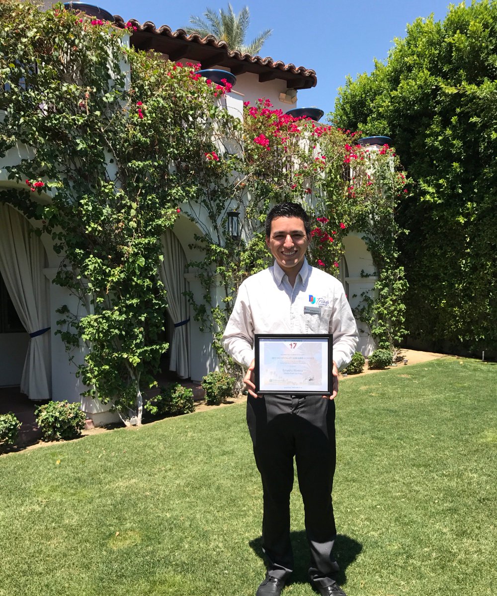 PacificaHost's tweet photo. Congrats to Ernesto R. at our @triadaps hotel for being nominated for the 2017 Hospitality Oasis Awards #servicefanatics https://t.co/z5dqBTaJWe