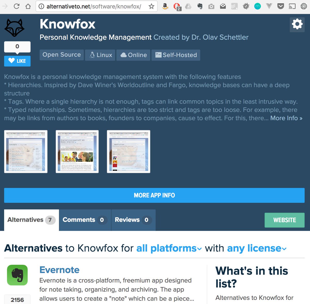 knowfox's tweet photo. It's now official: #Evernote may be an alternative to #Knowfox https://t.co/DWFRMkfGFs https://t.co/T5hm4NEqLi