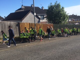 StJohnColeraine's tweet photo. Thank you to everyone who took part in our walking bus last week. We had 90 walkers overall who took part.
#TerrificWork
#StJohnsWalkingBus https://t.co/sOiNL8wiU4