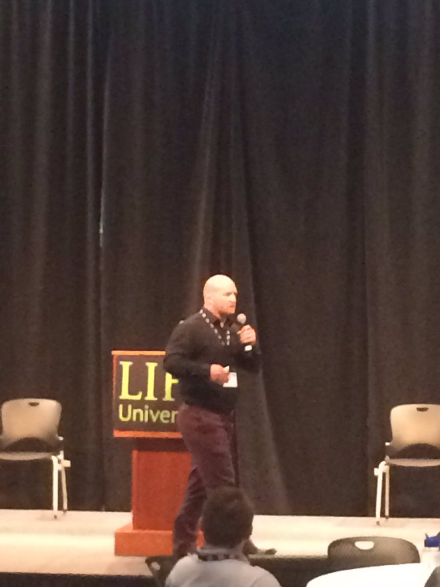 LifeUniversity's tweet photo. Drs. Rick McGuire and Brandon Orr speak on enhancing coaching education at the National #coaching2017 Conference at #lifeuniversity https://t.co/oniU9Z1RXy