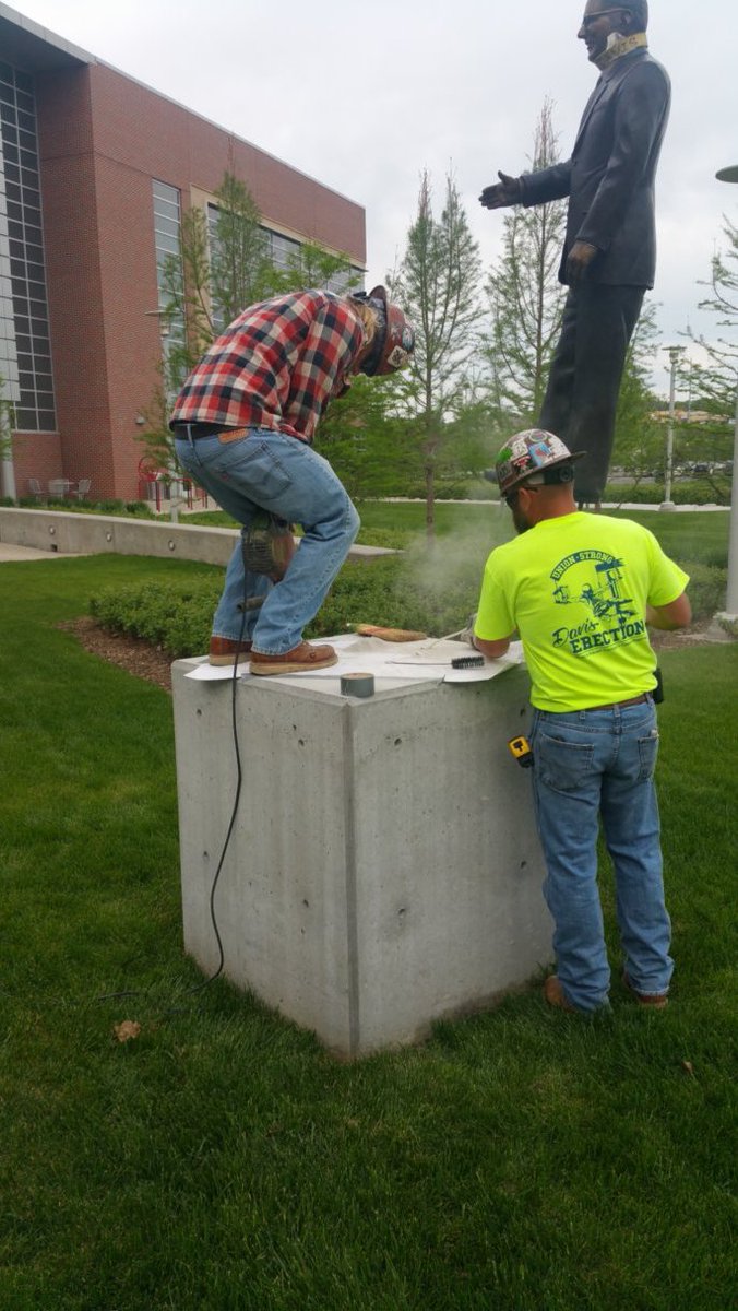 We are honored to create the monumental sculpture of Dean Lewis, the Founding Professor of Real Estate for the University of Nebraska Omaha.