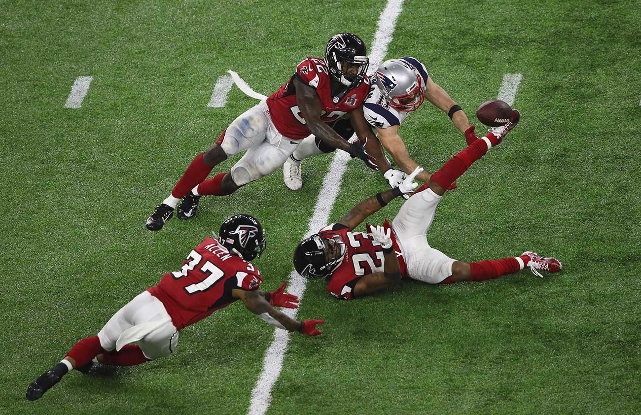 Happy Birthday Julian Edelman Still got no f*cking clue how he caught this ball  