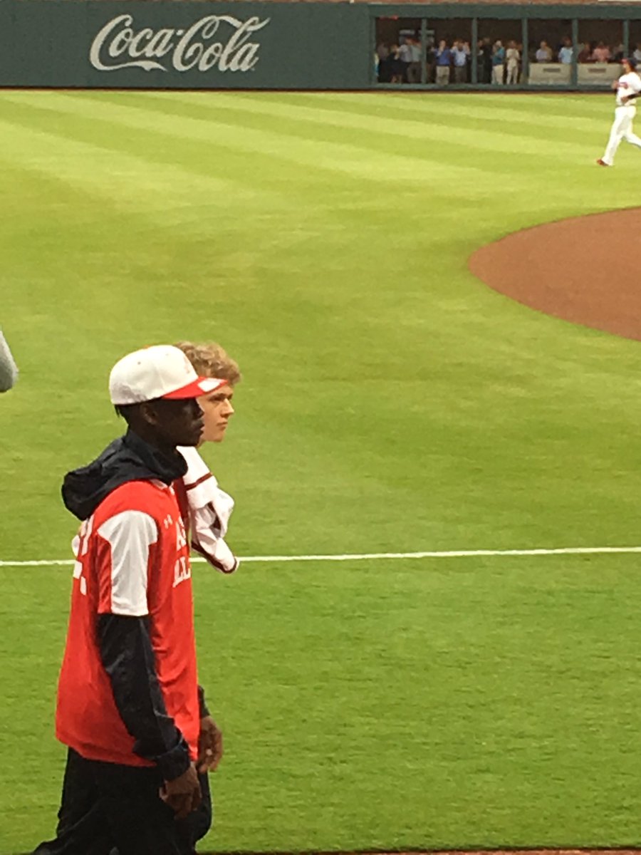 gradybaseball's tweet image. @yanmastin and Micaiah getting some love at suntrust park #braves for being aps allstars!!!