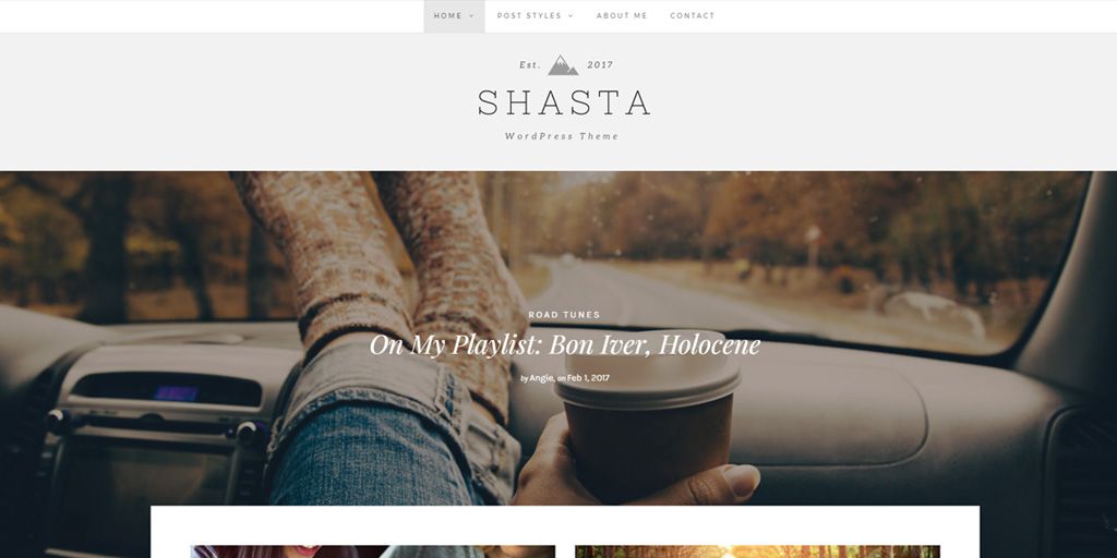 themeshift's tweet photo. Check out the @ThemeREX_net review of NXNW's lifestyle blogger #WordPressTheme, Shasta.  https://t.co/4QK0OVBOo7 https://t.co/NYvHfPxjVW