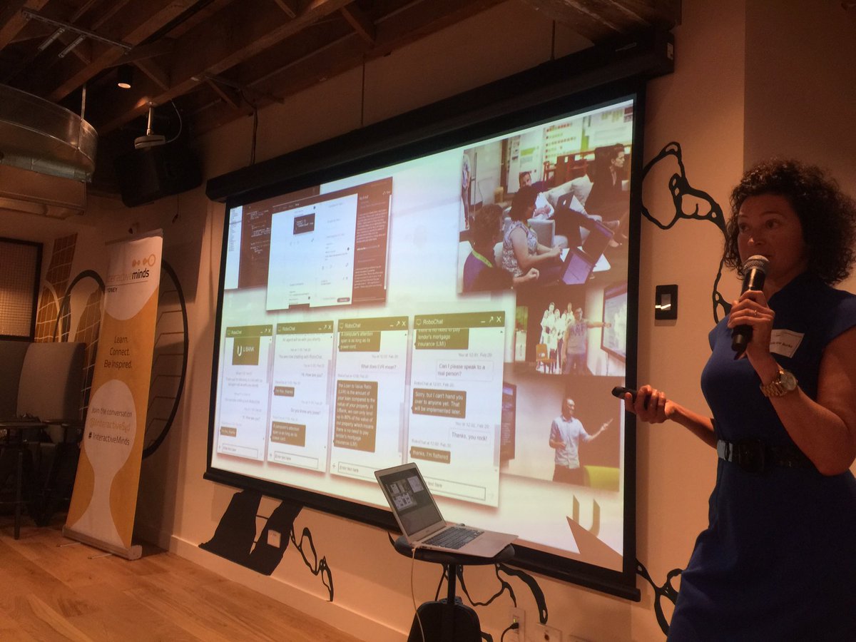InteractiveSyd's tweet photo. Data played a big role in the building of #RoboChat #InteractiveMinds #mobilemastery @UBank https://t.co/AGZrWRhKrH