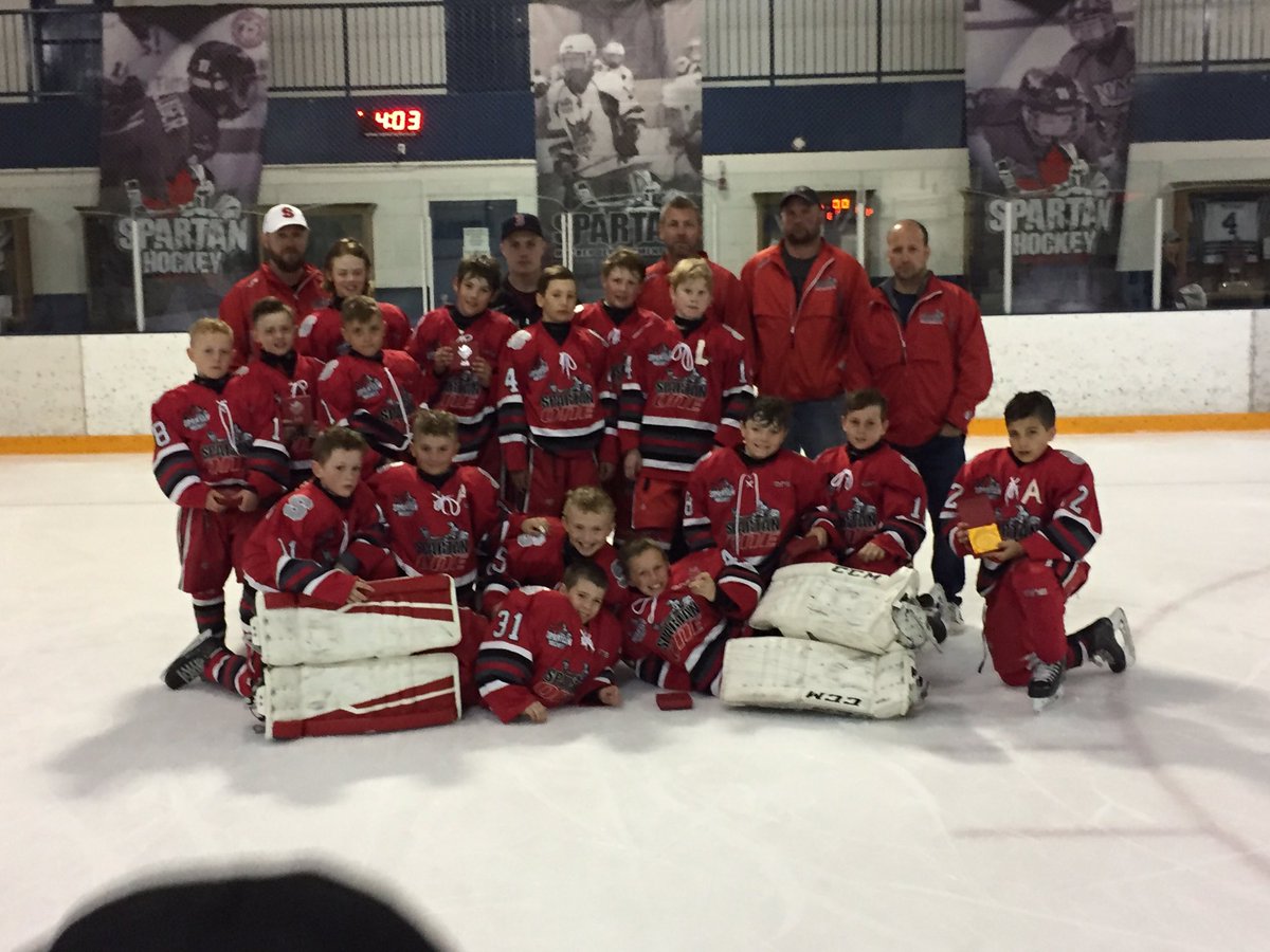 2007spartanone's tweet photo. 2nd place for the 2007 SpartanONE team after an intense game in the finals @spartanhkyinc  @SpCanadaCup https://t.co/ihWmcG7sBt