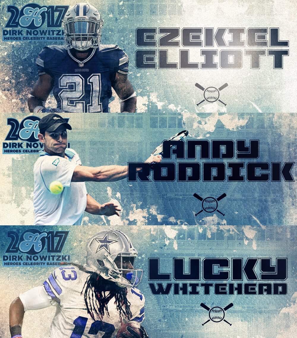 swish41's tweet photo. .@HeroesCelebrity roster update:  We have @andyroddick @ninjafast22 &amp; @EzekielElliott confirmed! Get your tix now! https://t.co/cTujjFNkq4 https://t.co/jOwTEnN5Qb