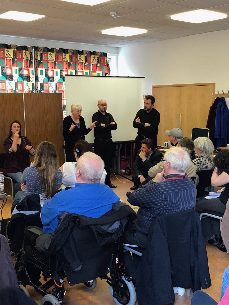 DeafSector's tweet photo. Lots of feedback, suggestions, solutions from Ushers / Deafblind members. More Deafblind awareness needed!!! #BSLNationalPlan @SCoDMedia https://t.co/v6U7zJUZll