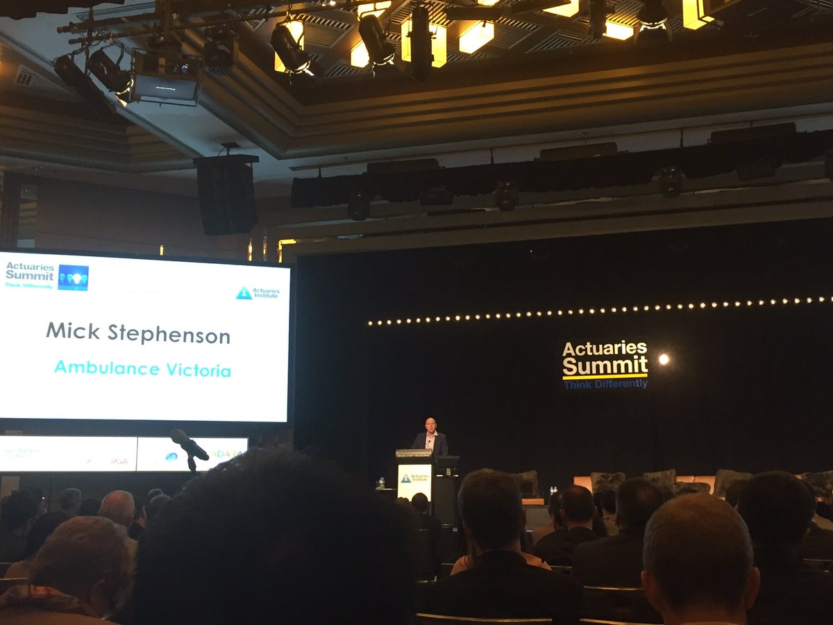 LessingJulia's tweet image. Mick Stephenson tells mental health and suicide not taboo topics for Vic ambos #ActSum2017 @ActuariesInst