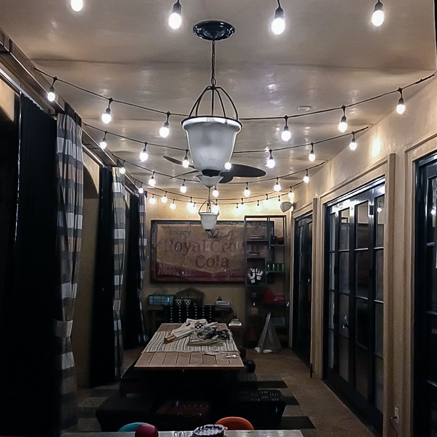 HolidayLight_LA's tweet photo. Overhead lighting sets the mood - #lightscaping #overheadlights #design #smallspace https://t.co/Yag3sNIGhO