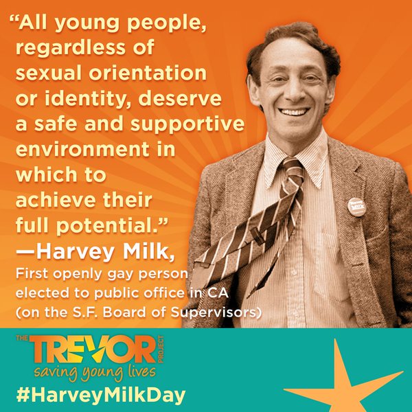 AWE_Art4Kids's tweet image. We believe in the potential of ALL young people #harveymilkday #motivationmonday @trevorproject