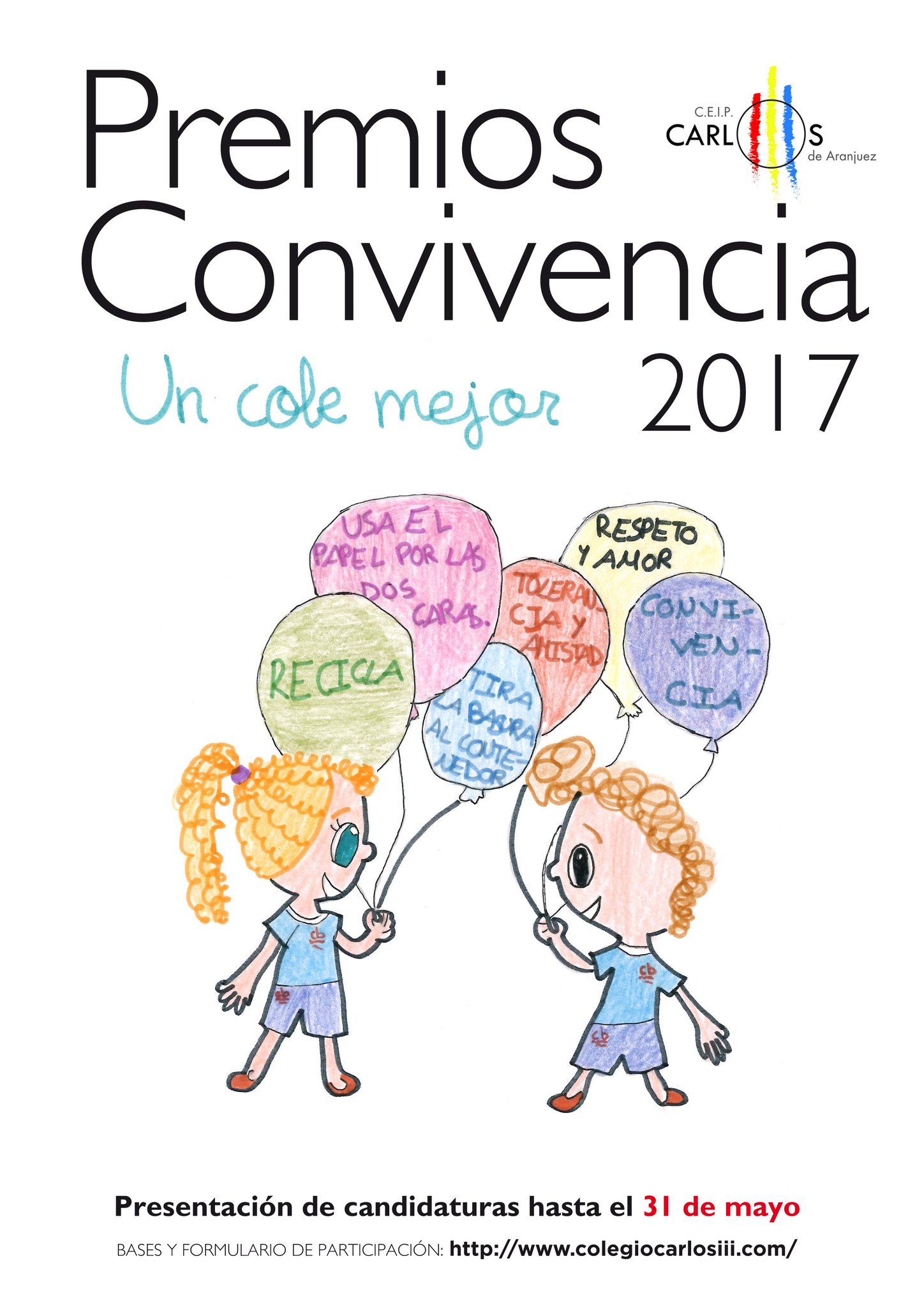 Resultado de imagen de premios a la convivencia colegio carlos iii