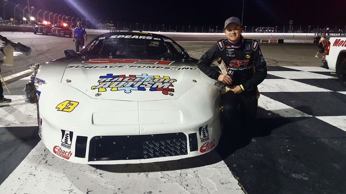 51FIFTYLTM's tweet photo. 51FIFTY driver Derek Thorn #43 grabbed his first championship victory of the 2017 #SRLSeries this weekend in Vegas! #51FIFTY #RaceForAutism https://t.co/4vWsF0MxQC